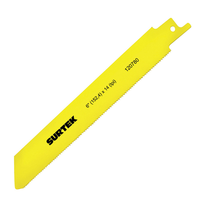 120780 SURTEK Segueta para sierra sable 6" x 14 dientes por pulgada (2 piezas) Surtek | DIHERESA 120780 SURTEK Segueta para sierra sable 6" x 14 dientes por pulgada (2 piezas) Surtek | DIHERESA