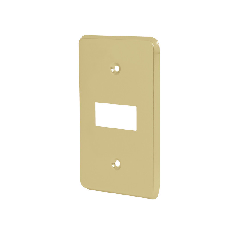 PASE-E Placa 1 módulo, de aluminio, línea Económica TRUPER | DIHERESA PASE-E Placa 1 módulo, de aluminio, línea Económica TRUPER | DIHERESA