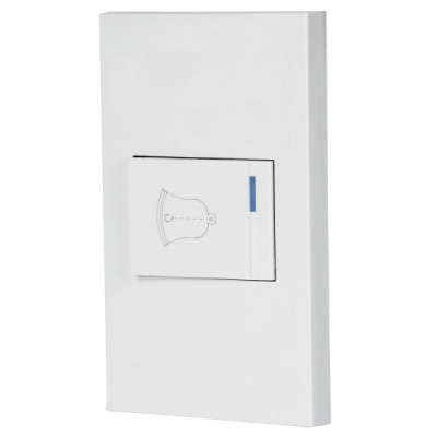 PA-TI-EB Placa armada con interruptor de timbre, 1.5mod, Española,bco TRUPER | DIHERESA