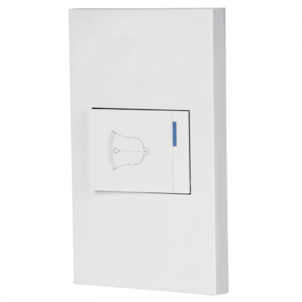 PA-TI-EB Placa armada con interruptor de timbre, 1.5mod, Española,bco TRUPER | DIHERESA
