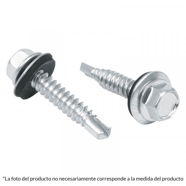 PIBR-2R Pijas punta de broca, 2' con rondanas, caja con 50 pzas TRUPER | DIHERESA