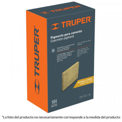 PICE-12 Pigmento para cemento, 1 kg, rojo óxido TRUPER | DIHERESA