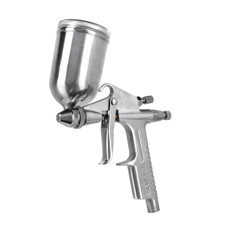 PIPI-400 Pistola p/retoque gravedad, LVMP, vaso aluminio, 0.5 mm TRUPER | DIHERESA PIPI-400 Pistola p/retoque gravedad, LVMP, vaso aluminio, 0.5 mm TRUPER | DIHERESA