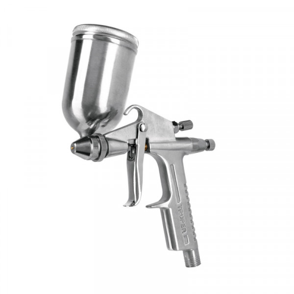 PIPI-400 Pistola p/retoque gravedad, LVMP, vaso aluminio, 0.5 mm TRUPER | DIHERESA