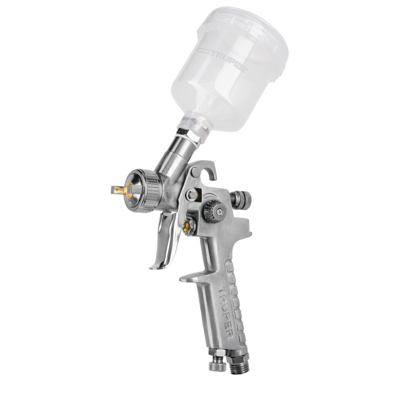 PIPI-410 Pistola p/retoque gravedad, HVLP,vaso plástico,boquilla 1 mm TRUPER | DIHERESA PIPI-410 Pistola p/retoque gravedad, HVLP,vaso plástico,boquilla 1 mm TRUPER | DIHERESA