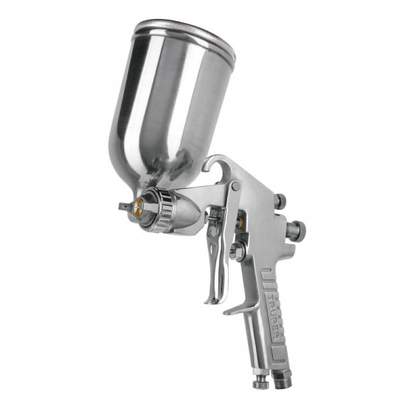 PIPI-411 Pistola p/pintar gravedad LVMP,vaso aluminio, boquilla 1.0mm TRUPER | DIHERESA