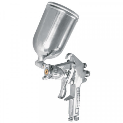 PIPI-420 Pistola p/pintar gravedad LVMP,vaso aluminio, boquilla 1.4mm TRUPER | DIHERESA