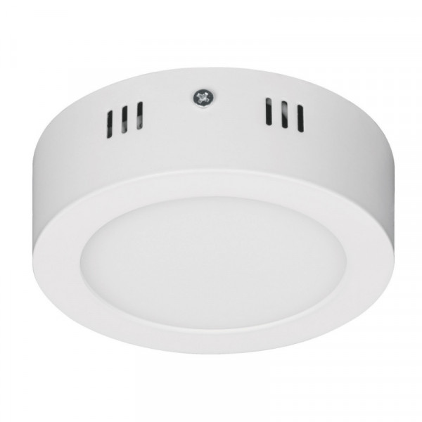 PLA-203L Plafón redondo, moderno, 6W, 6500K, LED, blanco TRUPER | DIHERESA