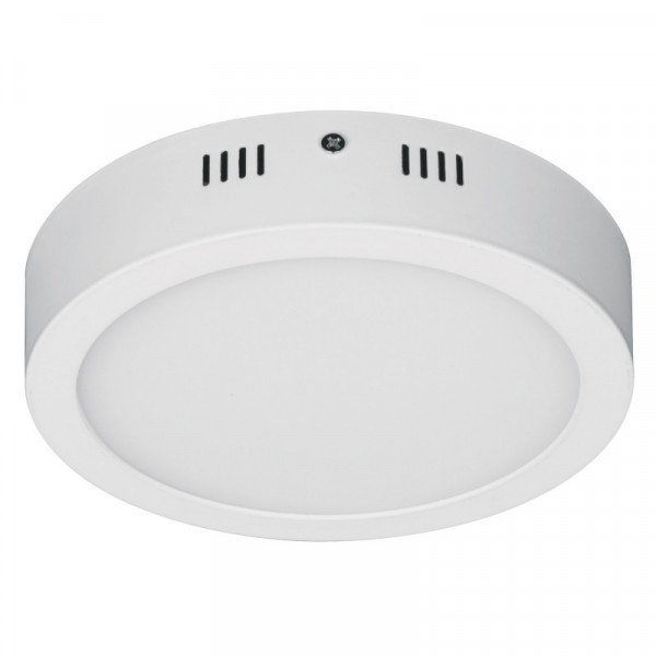 PLA-205L Plafón redondo, moderno, 12W, 6500K, LED, blanco TRUPER | DIHERESA