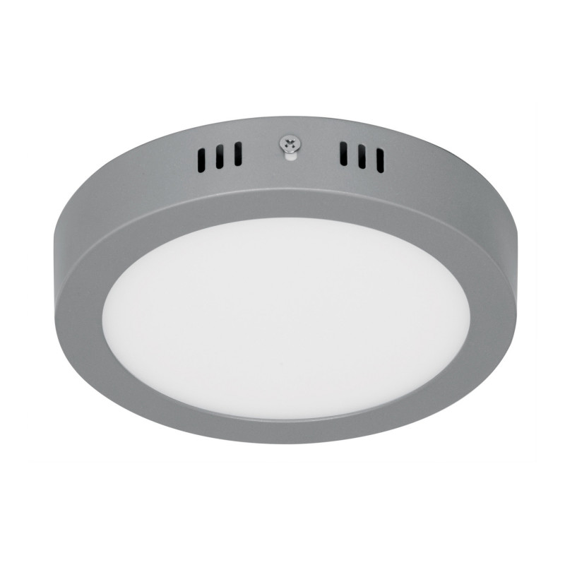 PLA-215L Plafón redondo, moderno, 12 W, 6500K, LED, gris TRUPER | DIHERESA PLA-215L Plafón redondo, moderno, 12 W, 6500K, LED, gris TRUPER | DIHERESA