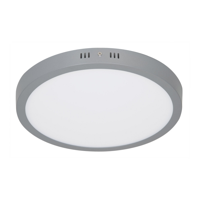 PLA-217L Plafón redondo, moderno, 24 W, 6500K, LED, gris TRUPER | DIHERESA PLA-217L Plafón redondo, moderno, 24 W, 6500K, LED, gris TRUPER | DIHERESA