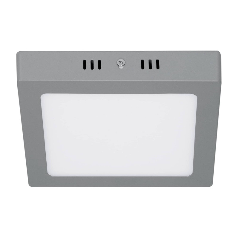 PLA-219L Plafón cuadrado, moderno, 12 W, 6500 K, LED, gris TRUPER | DIHERESA PLA-219L Plafón cuadrado, moderno, 12 W, 6500 K, LED, gris TRUPER | DIHERESA