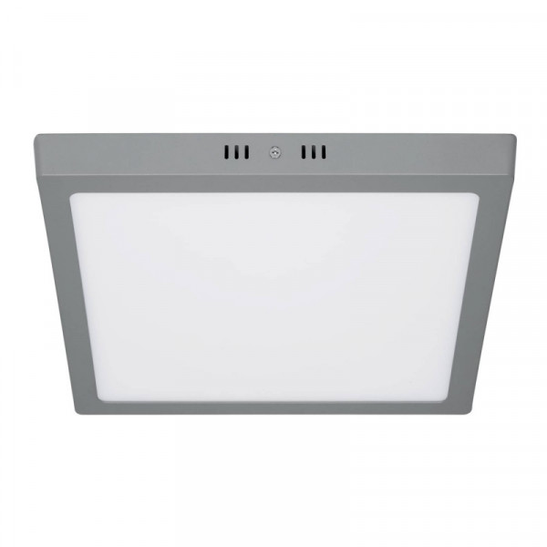 PLA-221L Plafón cuadrado, moderno, 24 W, 6500 K, LED, gris TRUPER | DIHERESA