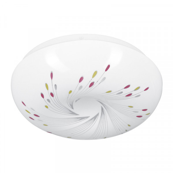 PLA-401L Plafón redondo, decorativo, diseño de espirales, 8 W, LED TRUPER | DIHERESA