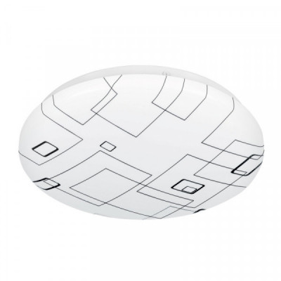 PLA-501L Plafón redondo, decorativo, diseño de cuadros, 8 W, LED TRUPER