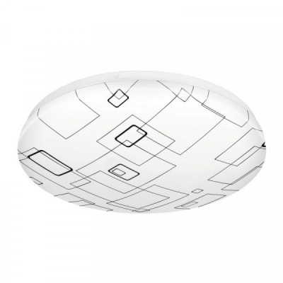 PLA-504L Plafón redondo, decorativo, diseño de cuadros, 22 W, LED TRUPER | DIHERESA