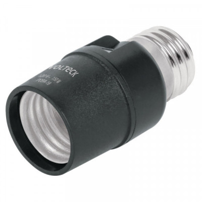 POBA-19 Portalámpara de PVC, con sensor de luz, Volteck TRUPER | DIHERESA
