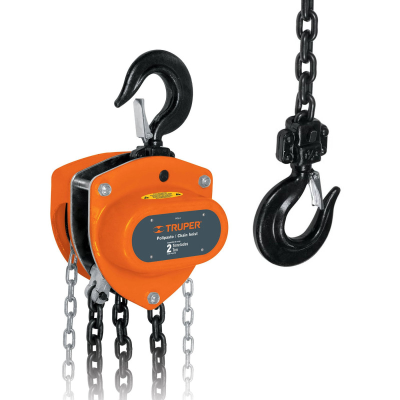 POL-2 Polipasto de 2 ton TRUPER | DIHERESA POL-2 Polipasto de 2 ton TRUPER | DIHERESA