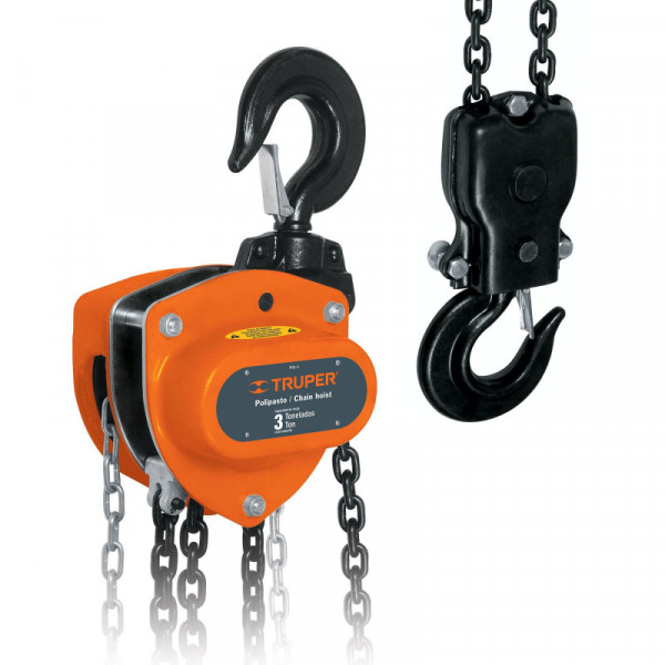 POL-3 Polipasto de 3 ton TRUPER | DIHERESA