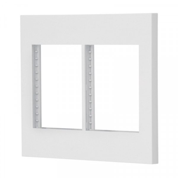 PP6M-EB Placa 6 módulos, línea Española, color blanco TRUPER | DIHERESA