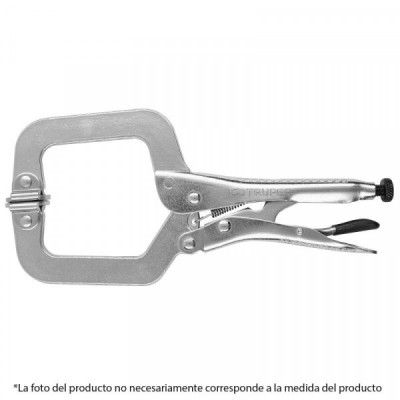 PPC-18R Pinza de presión, tipo  pulgadas C pulgadas  de 18 pulgadas , con mordaza autoajustable TRUPER