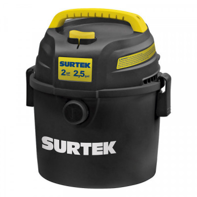 AS503 SURTEK Aspiradora de plástico 2.5 gal 2HP