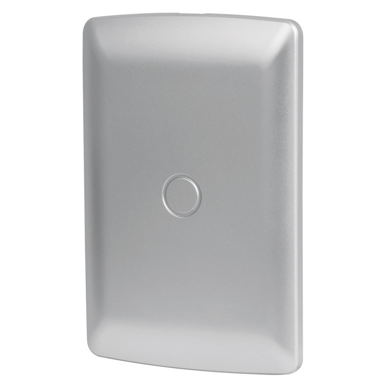 PPC-IP Placa de ABS ciega, linea italiana, color plata TRUPER | DIHERESA PPC-IP Placa de ABS ciega, linea italiana, color plata TRUPER | DIHERESA