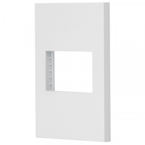 PPSE15-EB Placa 1 módulo, tamaño 1.5, línea Española, color blanco TRUPER | DIHERESA