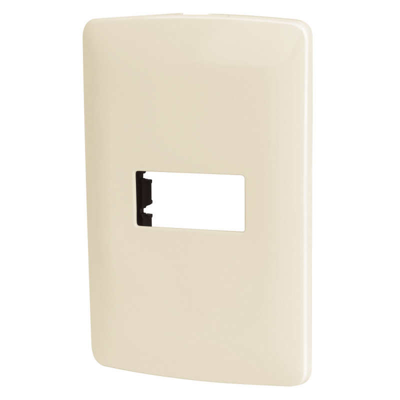 PPSE-I Placa 1 módulo de ABS, línea Italiana, color marfil TRUPER | DIHERESA PPSE-I Placa 1 módulo de ABS, línea Italiana, color marfil TRUPER | DIHERESA