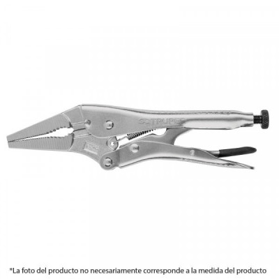 PPT-4PL Pinza de presión 4', punta larga TRUPER | DIHERESA