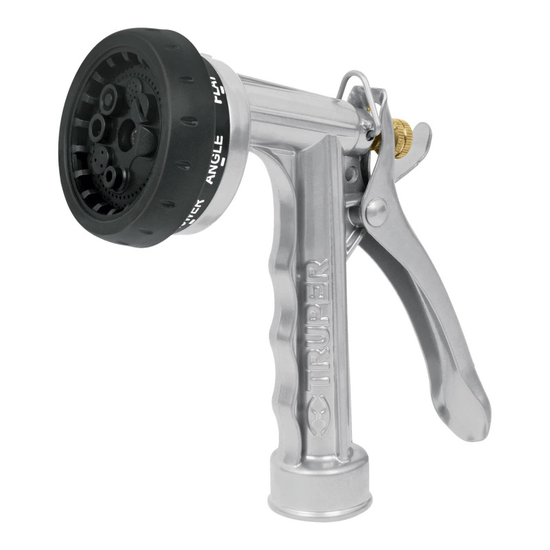 PR-108 Pistola metálica para riego, 8 funciones TRUPER | DIHERESA PR-108 Pistola metálica para riego, 8 funciones TRUPER | DIHERESA