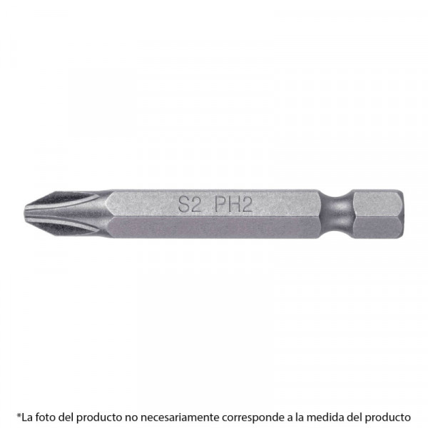 PUDE-1201-15 Puntas para desarmador Phillips PH1, 2', 15 piezas TRUPER | DIHERESA