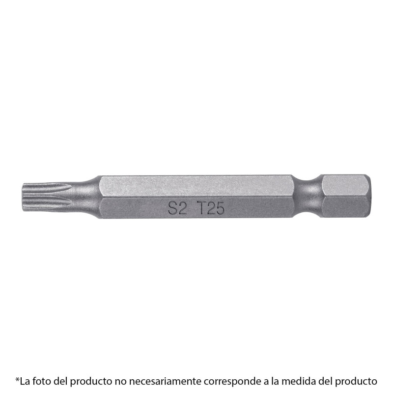 PUDE-5206 Puntas para desarmador Torx T6, 2', 5 piezas TRUPER | DIHERESA PUDE-5206 Puntas para desarmador Torx T6, 2', 5 piezas TRUPER | DIHERESA