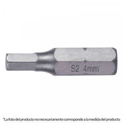 PUDE-7102 Puntas para desarmador hexagonales 2 mm, 1', 5 piezas TRUPER | DIHERESA