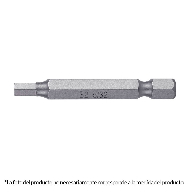 PUDE-7212 Puntas para desarmador hexagonales 1/8, 2', 5 piezas TRUPER | DIHERESA