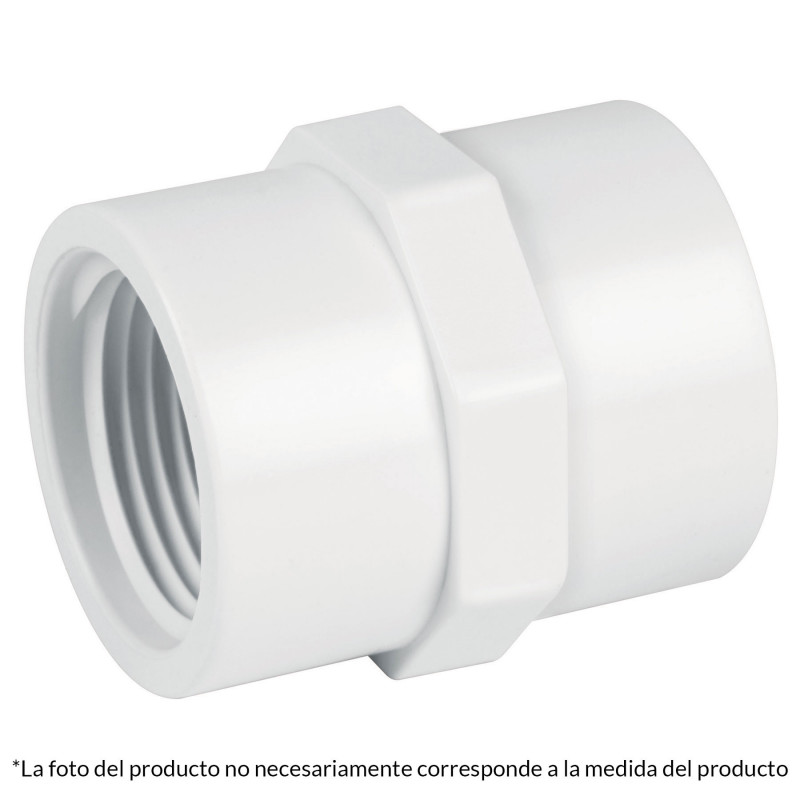 PVC-603 Adaptador hembra de PVC 1' TRUPER | DIHERESA PVC-603 Adaptador hembra de PVC 1' TRUPER | DIHERESA