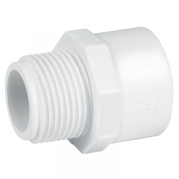 PVC-612 Adaptador macho de PVC 3/4' TRUPER | DIHERESA