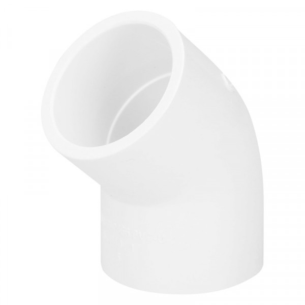 PVC-863 Codo 45° de PVC, 1' TRUPER | DIHERESA
