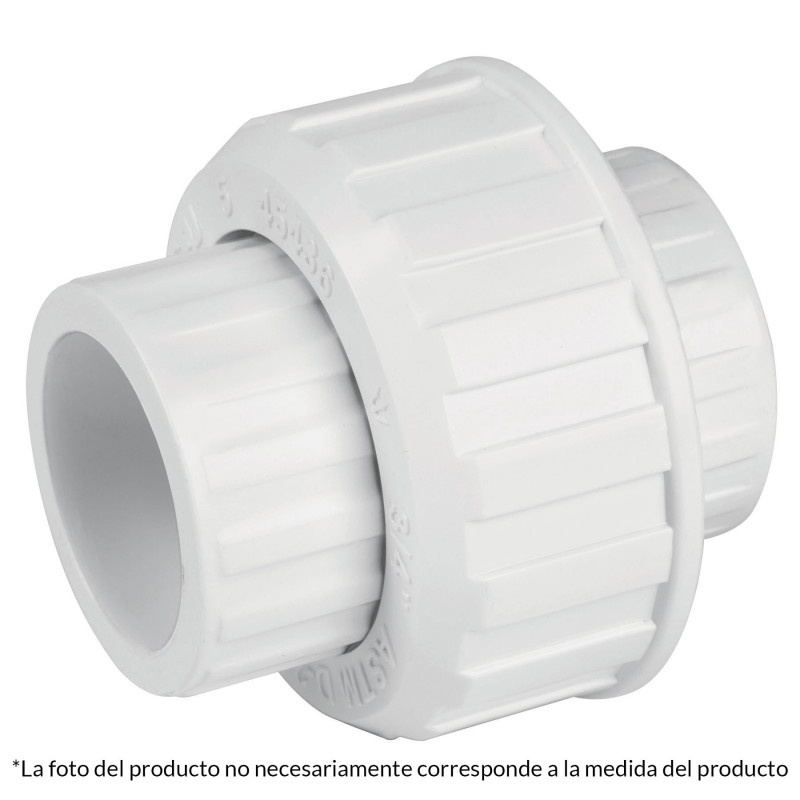 PVC-975 Tuerca unión lisa de PVC, 1-1/2' TRUPER | DIHERESA PVC-975 Tuerca unión lisa de PVC, 1-1/2' TRUPER | DIHERESA