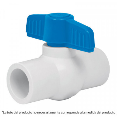 PVC-ES-2 Válvula de esfera...