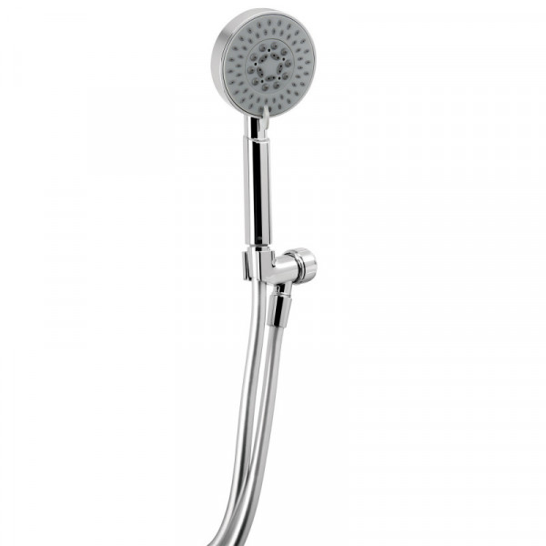 R-012 Regadera manual con soporte, cromo, Element TRUPER | DIHERESA