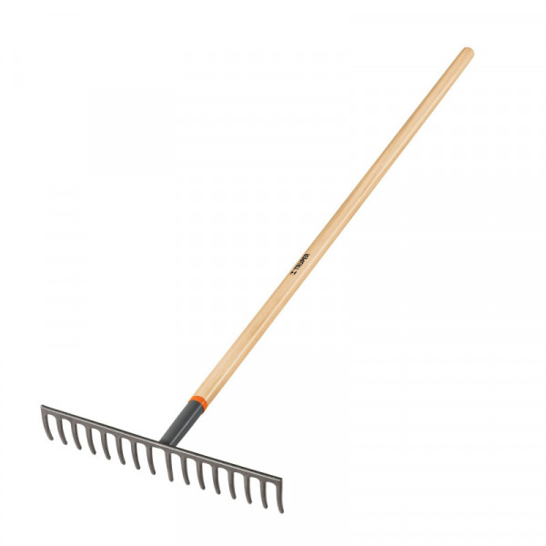 R-16M Rastrillo recto, 16 dientes, mango 60' TRUPER | DIHERESA