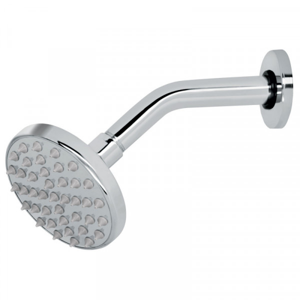 R-204 Regadera redonda, 4', con brazo, Element TRUPER | DIHERESA