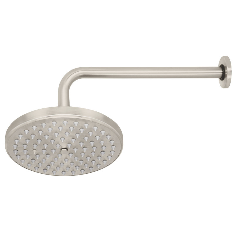 R-208N Regadera de latón, 8', con brazo, satinado, Element TRUPER | DIHERESA R-208N Regadera de latón, 8', con brazo, satinado, Element TRUPER | DIHERESA