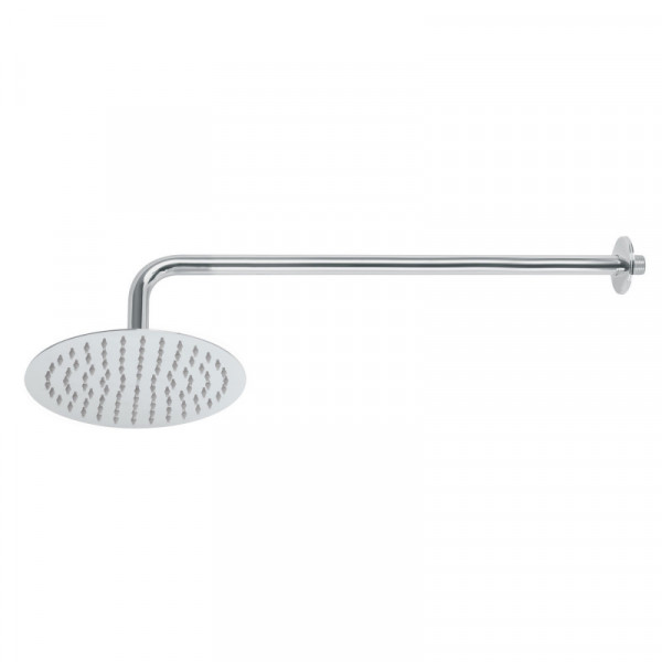 R-309 Regadera redonda, acero inoxidable, 8', cromada, Riviera TRUPER | DIHERESA