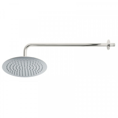 R-311 Regadera redonda, acero inoxidable, 10', cromada, Riviera TRUPER | DIHERESA