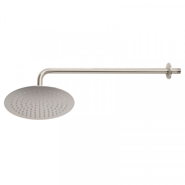 R-311N Regadera redonda, acero inoxidable, 10', satinada, Riviera TRUPER | DIHERESA