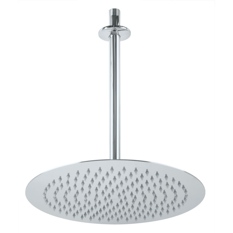 R-313 Regadera redonda, acero inoxidable, 12', cromada, Riviera TRUPER | DIHERESA R-313 Regadera redonda, acero inoxidable, 12', cromada, Riviera TRUPER | DIHERESA