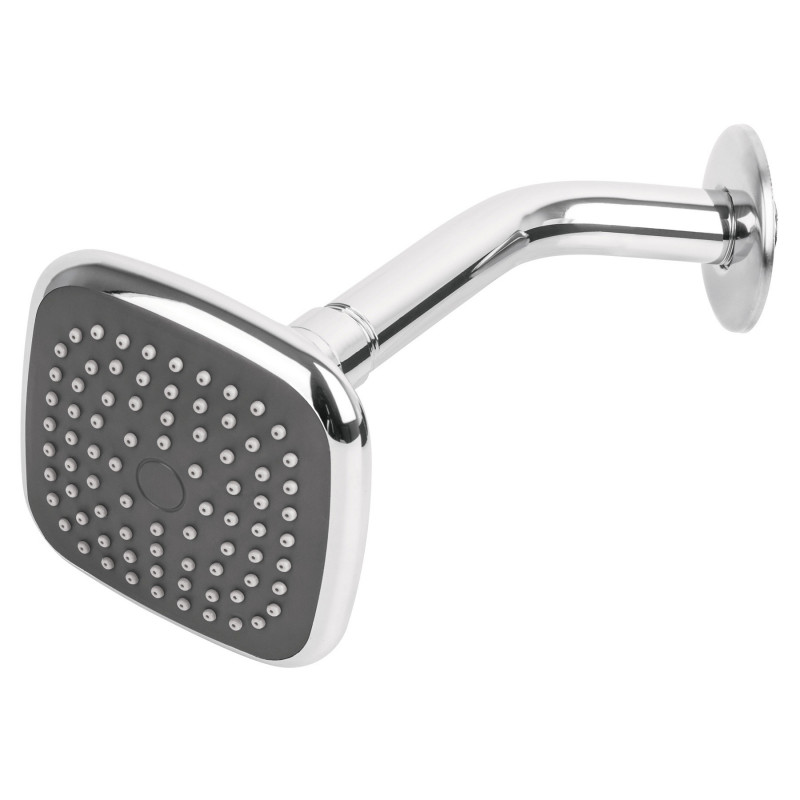 R-401 Regadera cuadrada, ABS, 3-3/4', con brazo, Basic TRUPER | DIHERESA R-401 Regadera cuadrada, ABS, 3-3/4', con brazo, Basic TRUPER | DIHERESA