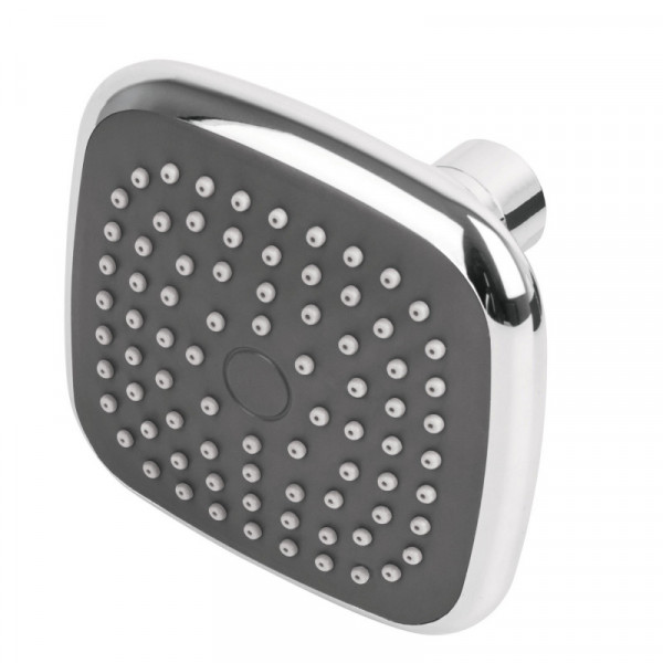 R-401S Regadera cuadrada, ABS, 3-3/4', sin brazo, Basic TRUPER | DIHERESA